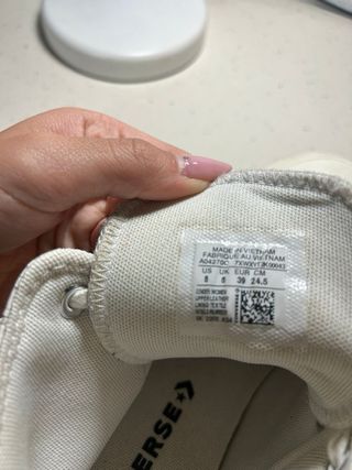 Botas Converse Piel Blanca Talla 38