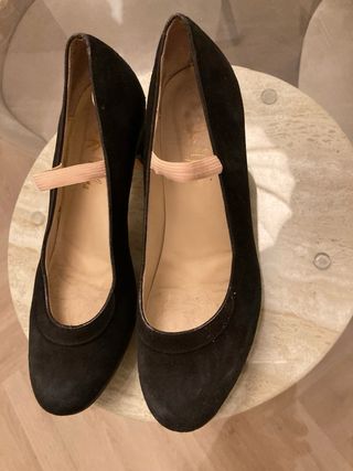 Zapatos profesionales flamenco T.40 Yebra negros