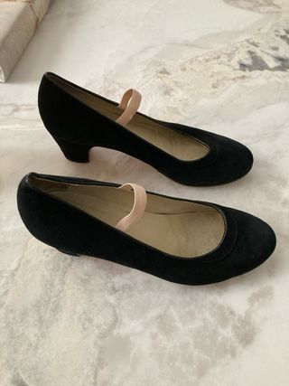 Yebra zapatos de flamenco profesionales T.40