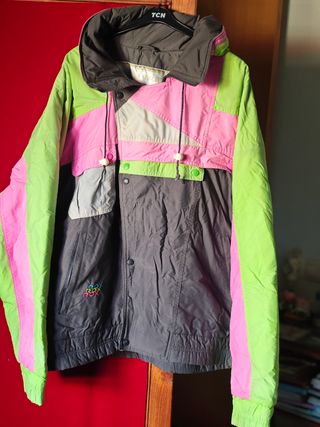 Anorak Nieve Rox Rox Gris/Verde/Rosa
