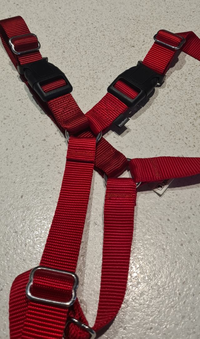 Pettorina cane Easy Walk taglia L rossa