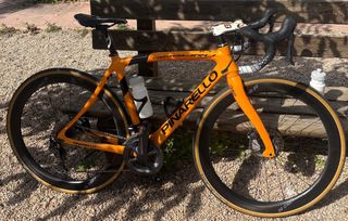 Bicicleta Pinarello Angliru Disco Naranja