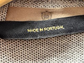 Americana Massimo Dutti Gris Elástica