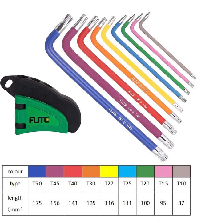 Set Llaves Torx FUTC 9 pzs CR-V