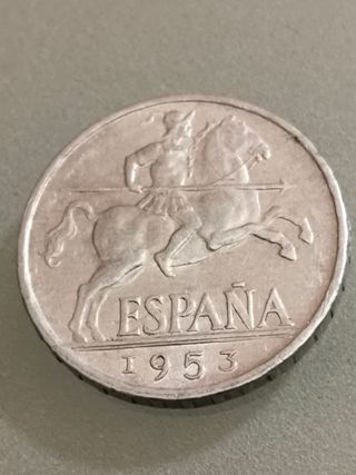 10 céntimos España 1953