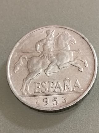 10 céntimos España 1953