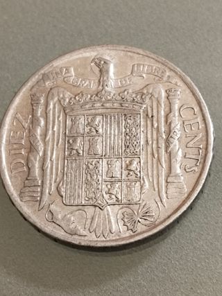 10 céntimos España 1953