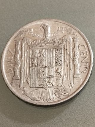 10 céntimos España 1953