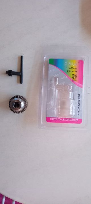 Porta brocas 1.5-10mm 3/8-24UNF con llave
