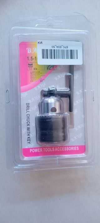 Porta brocas 1.5-10mm 3/8-24UNF con llave