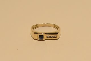 SORTIJA DE ORO 18K/2.6Gr