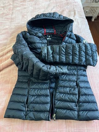 Chaqueta Jott Niña Plumas Negra Talla 12/14
