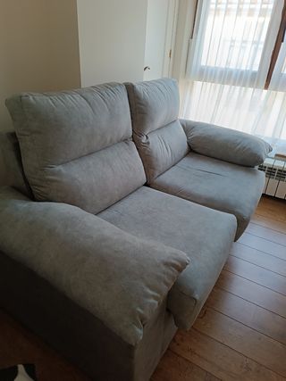 Sofá de 2 plazas gris
