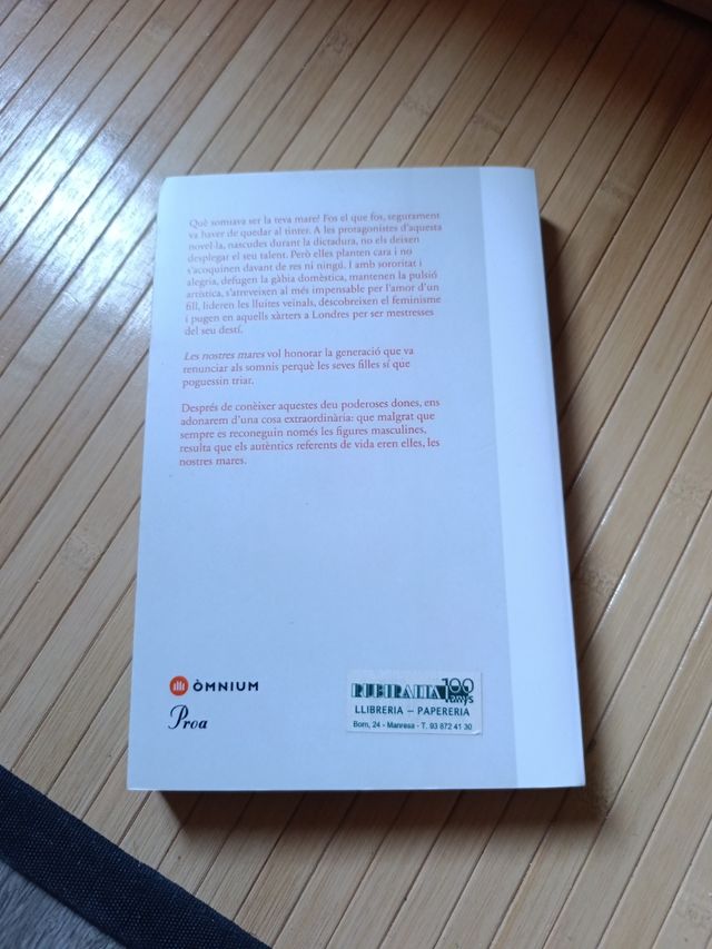 Les nostres mares: Premi Sant Jordi 2022