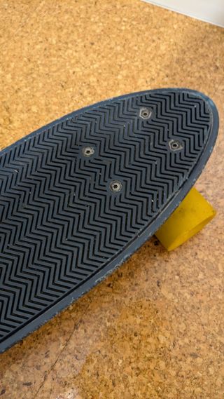 Monopatin, Skate compacto plástico azul y amarillo