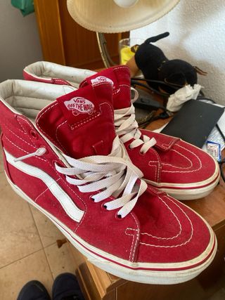 Zapatillas Vans Rojas