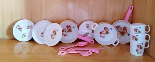 Set plastica Strawberry Shortcake vintage