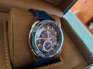 Seiko SAGA035 Brightz World Time Reloj titanio
