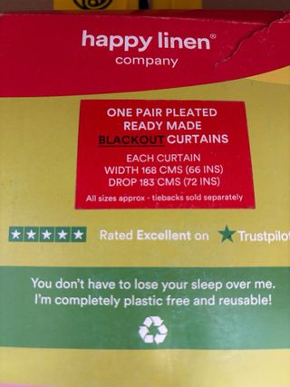 Isabella Ballerina Cortinas 100% Blackout BLACK F