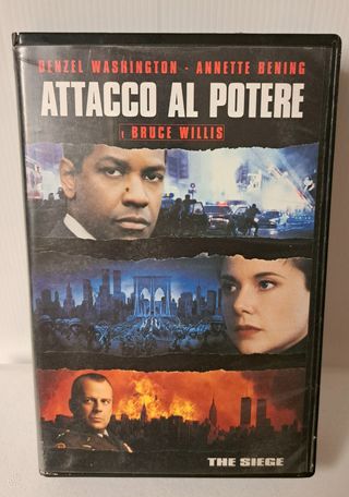 Attacco al Potere VHS Bruce Willis Denzel Washingt