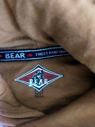 Felpa bambino marrone con orso Taglia 8a