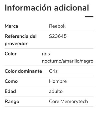 OFERTA! Reebok Runner 4.0 Nuevas