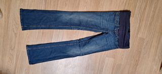 Pantalón premamá azul
