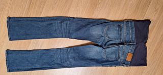 Pantalón premamá azul