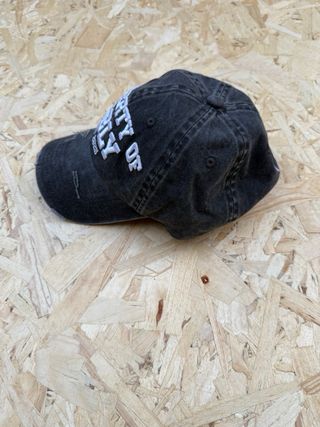Unstructured Distressed denim Hat