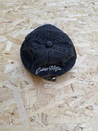 Unstructured Distressed denim Hat