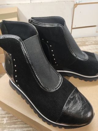 Botines Gioseppo Mujer Negro Talla 36