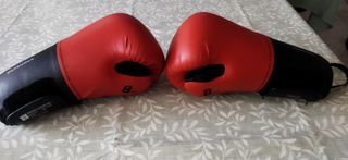 Guantes de Boxeo Outshock 8 OZ Rojos