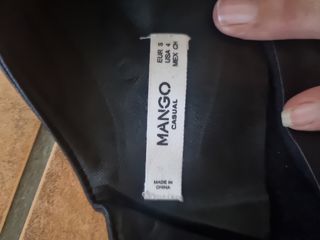Vestido Negro Cuero 