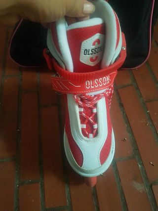 Patines Olsson Rojos y Blancos