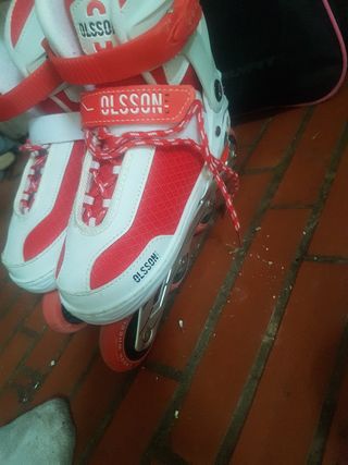 Patines Olsson Rojos y Blancos