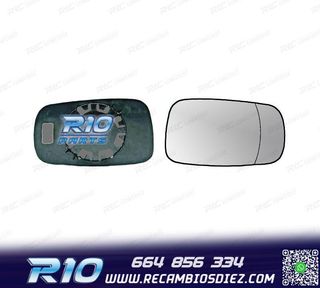 CRISTAL ESPEJO + BASE DERECHO RENAULT LAGUNA II 01-07