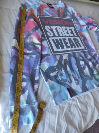 Sudadera Vision Street Wear S americana M europea.