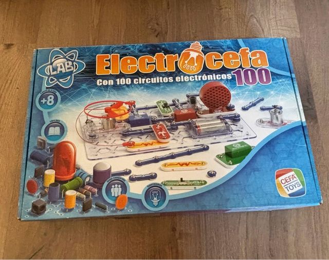ElectroCefa 100 con 100 circuitos electrónicos