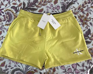 Calvin Klein Shorts Amarillos Unisex 
