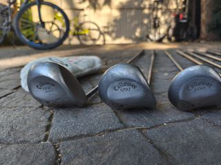 Material golf. Palos, bolsas y carros