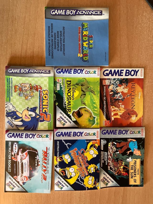 Lote 6 Juegos Nintendo Game Boy
