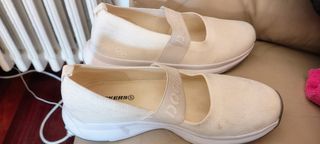 Zapatos Dockers Blancos Mujer