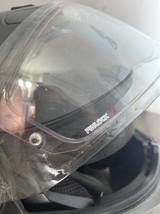 Casco Moto Gris Scorpion