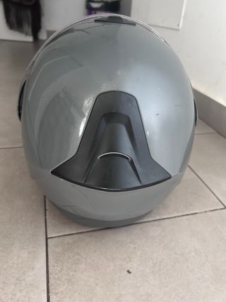Casco Moto Gris Scorpion