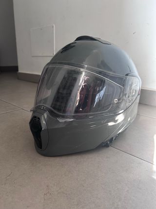 Casco Moto Gris Scorpion