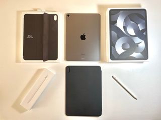 iPad Air 5 M1 64 GB + Apple Pencil + custodia