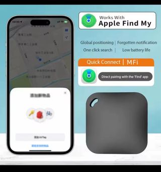 Rastreador GPS compatible con Apple Find My. 