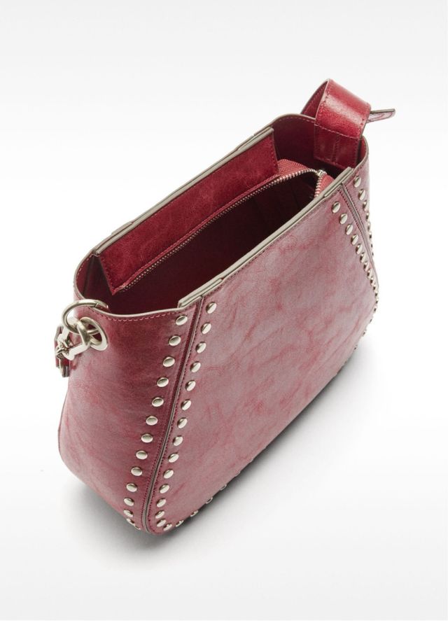 Bolso Parfois burdeos tachuelas