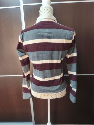 Polo Thomas Burberry rayas vintage