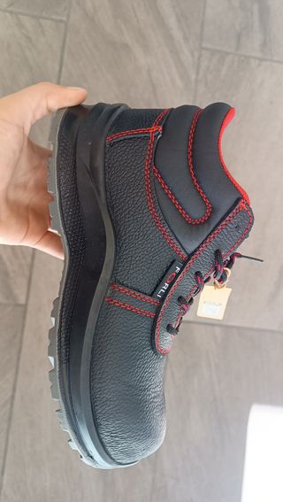 Zapatos de seguridad Forli negros y rojos